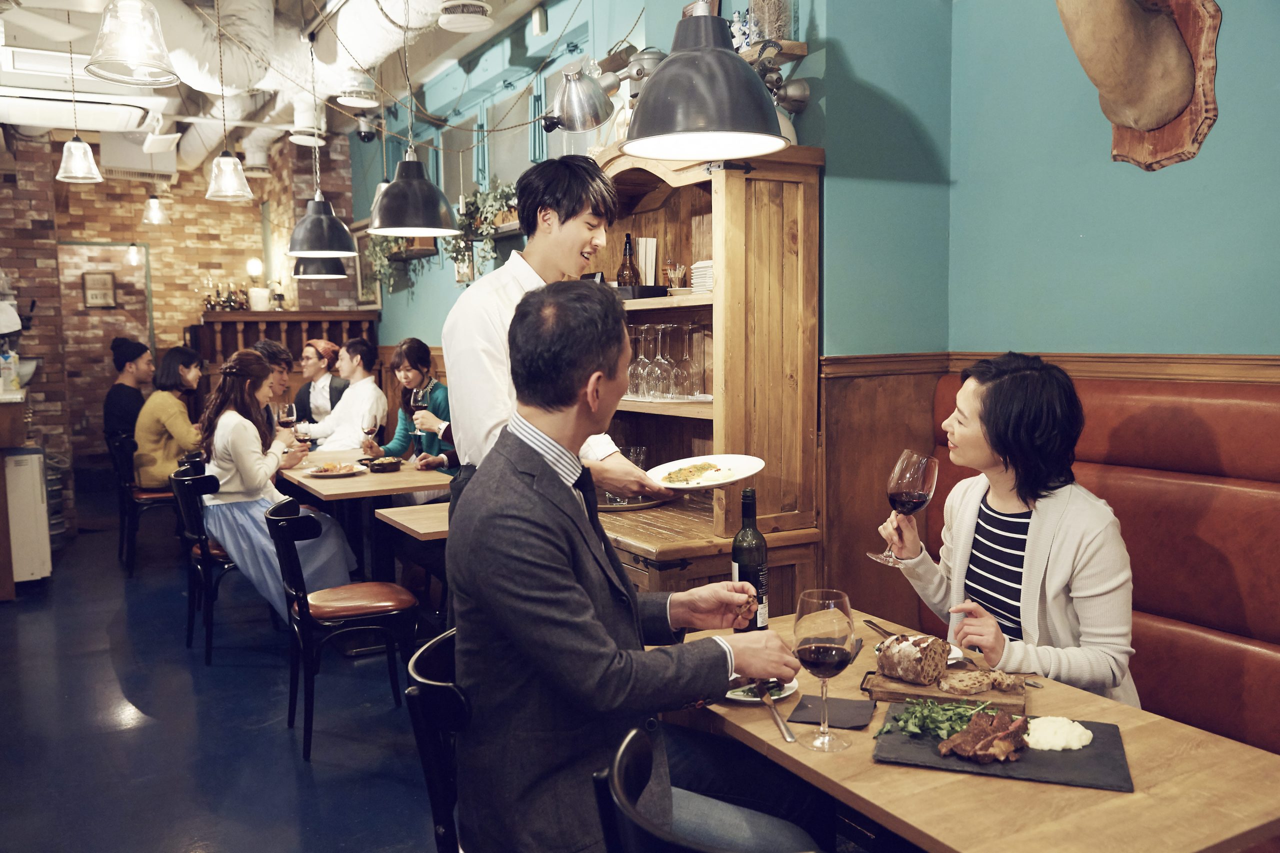 飲食店の接客