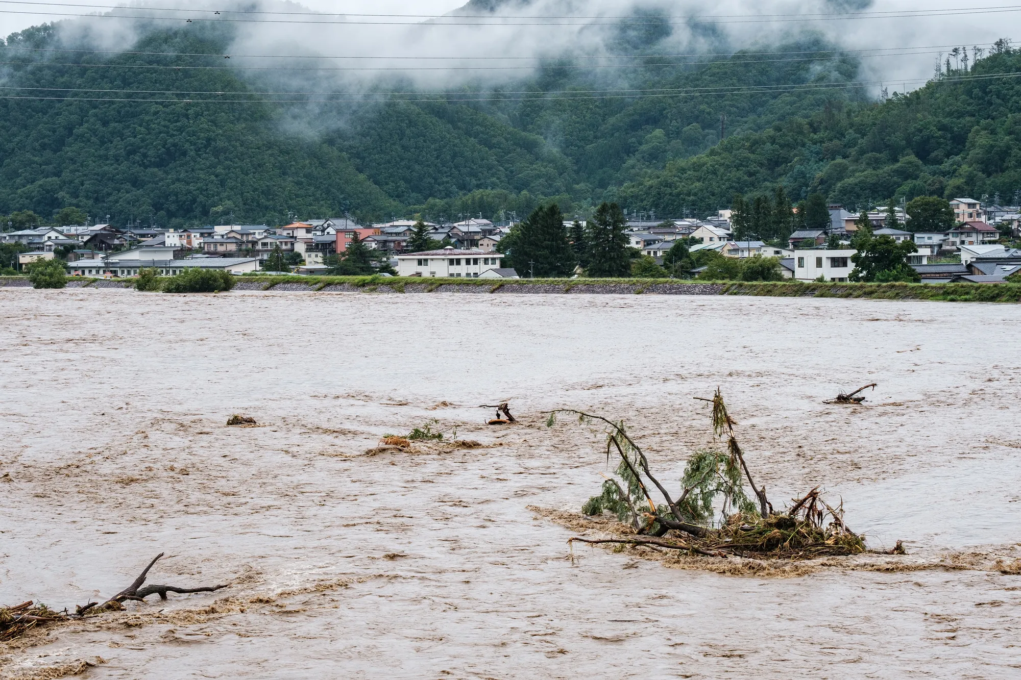 河川氾濫 イメージ画像