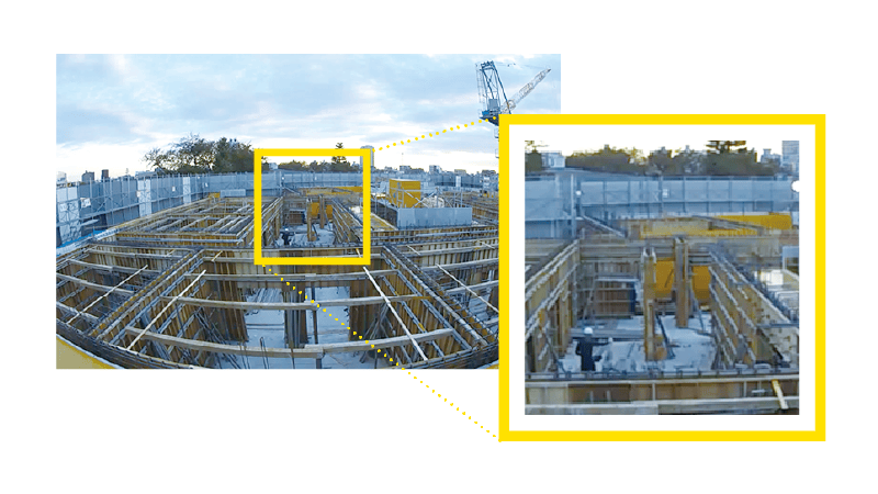 PTZ機能をイメージした図