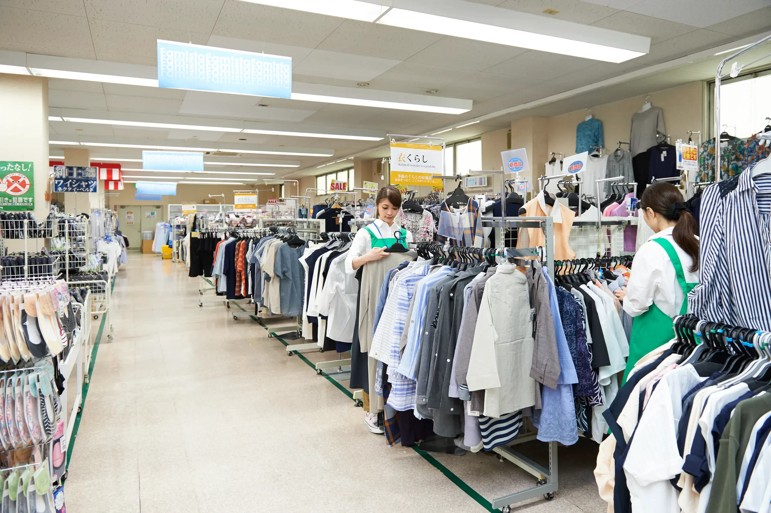 アパレル店舗内・イメージ画像