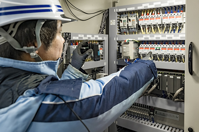 供給施設のメンテナンス作業などでSafie Pocket シリーズを活用