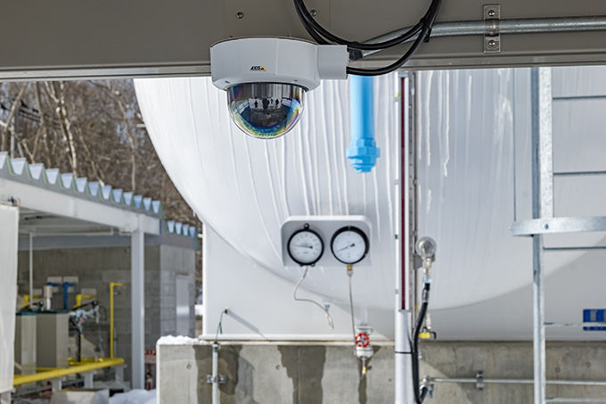 一部の供給施設ではカメラを活用し遠隔から計器の読み取りも