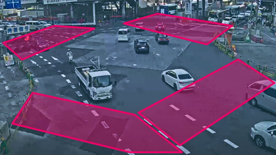 車の交通量や人流を映像解析AIを活用して集計集計データの解析からレポートまで作成