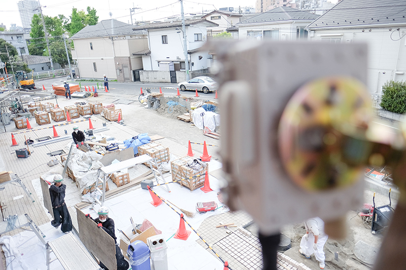 実際に利用いただいている建設現場の様子です。